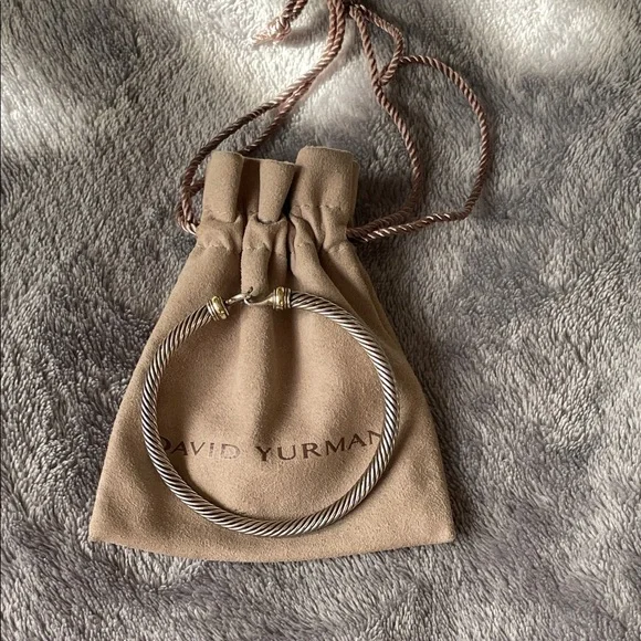 David Yurman Silver and Gold Bracelet - Picture 11 of 12